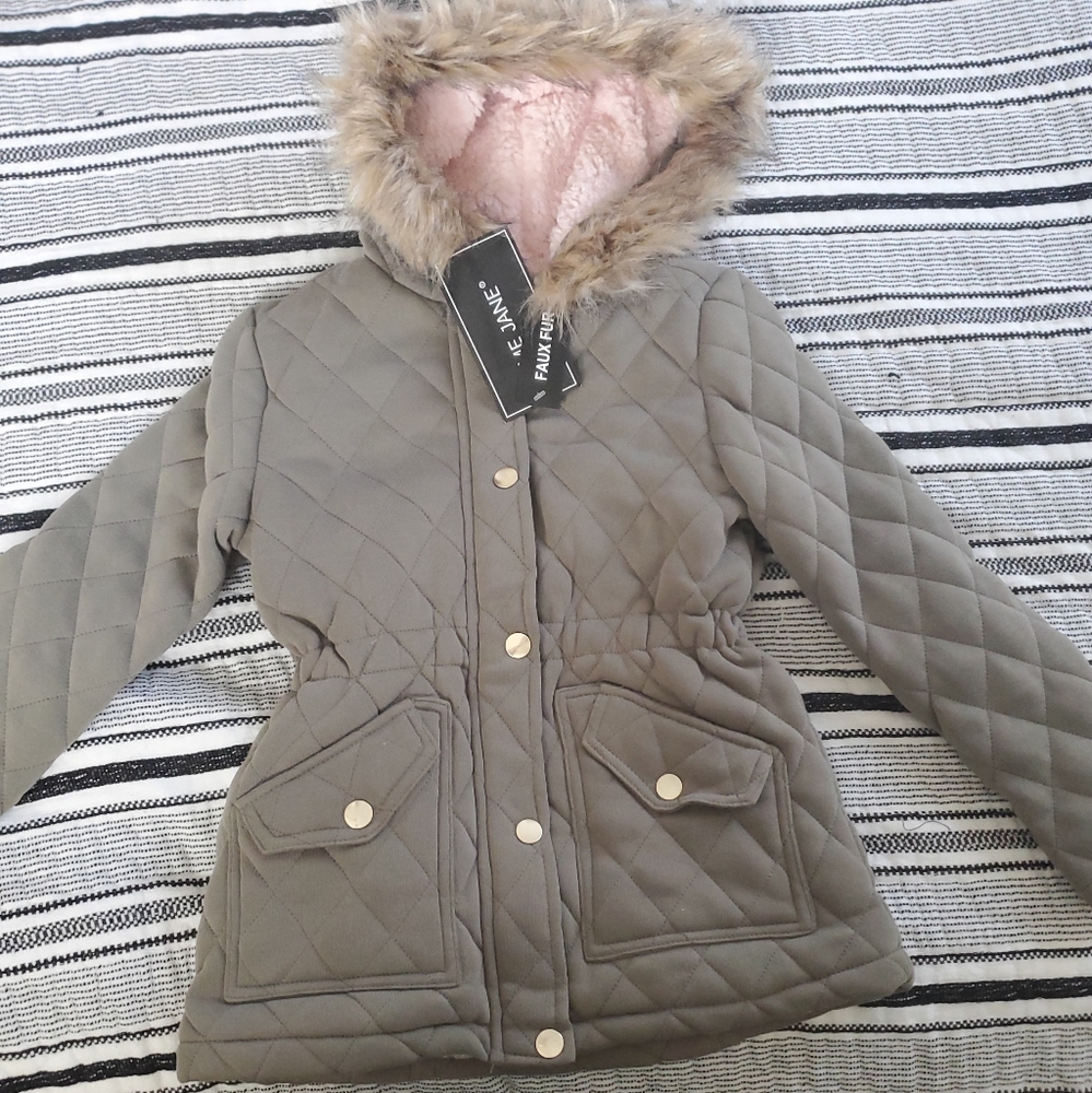 ME JANE Girls Olive Green Jacket
